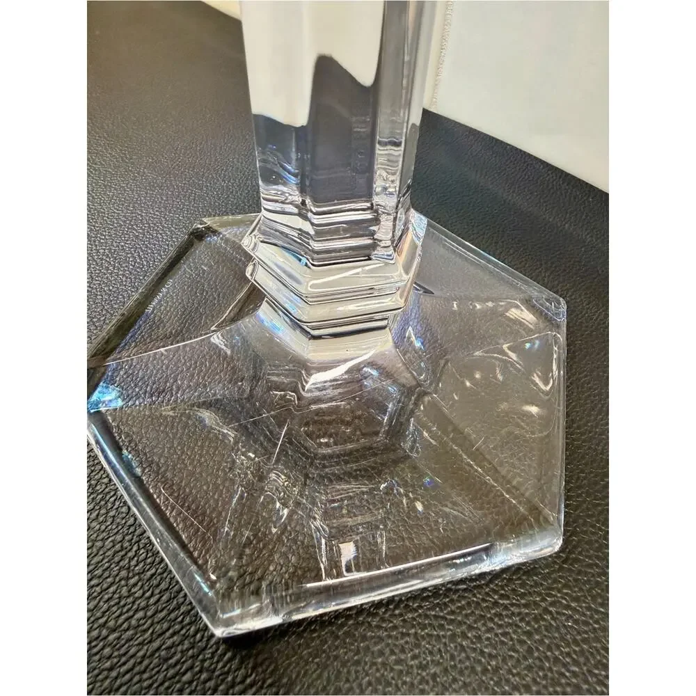 Tiffany & Co. Crystal Candlestick Holder 11”H